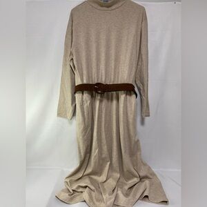 BFA CLASSICS Women's Longsleeve Dress With‎ Belt Size 18